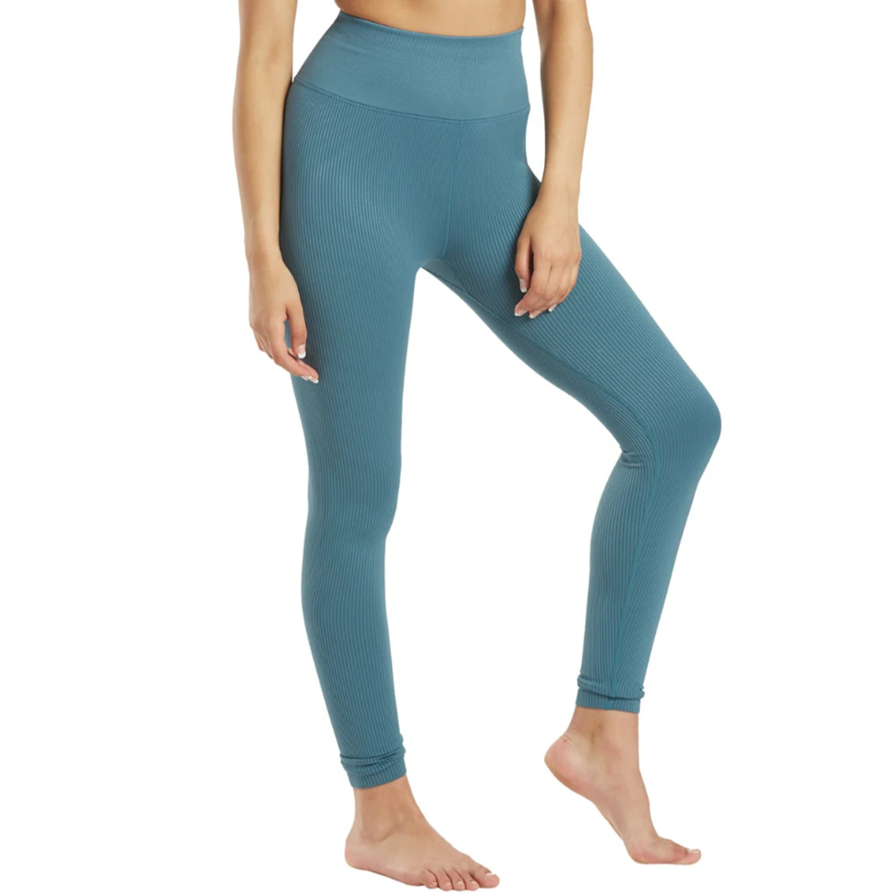 Spiritual Gangster Women's XS/S Jade Green Metta Yoga Ribbed Leggings N3-3